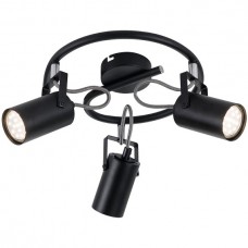 Φωτιστικό Σποτ 3xGU10 230V Μαύρο 955IZZY3/BL 